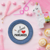 I FLIPPIN LIEBE PANCAKES PAPPTELLER (Party)