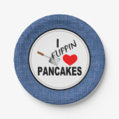 I FLIPPIN LIEBE PANCAKES PAPPTELLER (Vorderseite)
