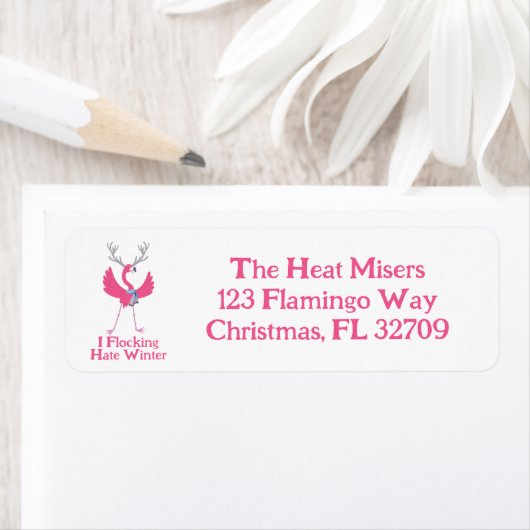 I Flocking Hate Winter Flamingo (Insitu)