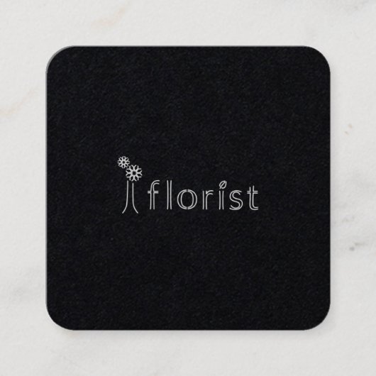 i floristさまショップカード1(角丸) quadratische visitenkarte (Vorderseite)