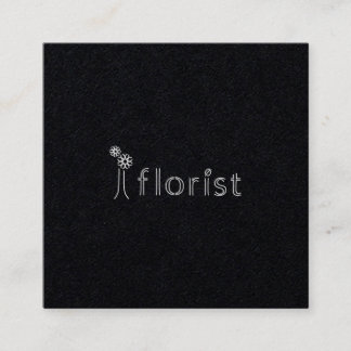 i floristさまショップカード2 quadratische visitenkarte