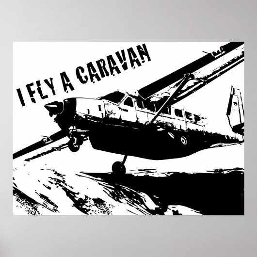 "I FLY A CARAVAN" Poster (Vorne)