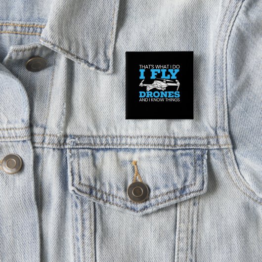 I Fly Drones Button (Beispiel)