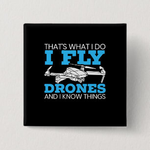 I Fly Drones Button