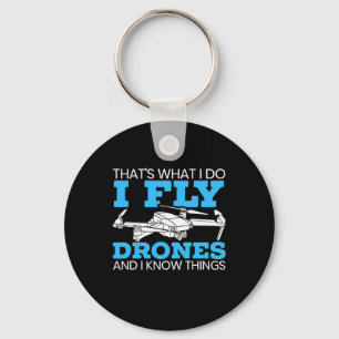 I Fly Drones Schlüsselanhänger