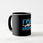 I Fly Drones Tasse (Vorderseite Links)