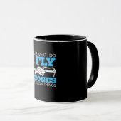 I Fly Drones Tasse (VorderseiteRechts)