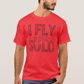I Fly Solo: Reise des Aviators 2 T-Shirt (Vorderseite)