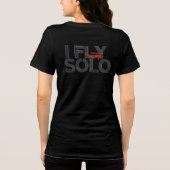 I_FLY_SOLO_Stripe_to_Solo_Flight! Tri-Blend Shirt (Rückseite)