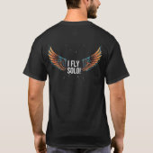 I_Fly_Solo - Wanderlust_Freedom_Statement T-Shirt (Rückseite)
