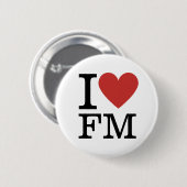I ❤️ FM Facility Management Mitarbeiter CUSTOM But Button (Vorne & Hinten)