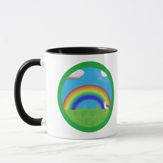 I followed the rainbow for this tasse (Links)