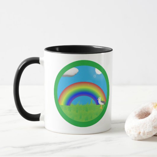 I followed the rainbow for this tasse (Mit Donut)