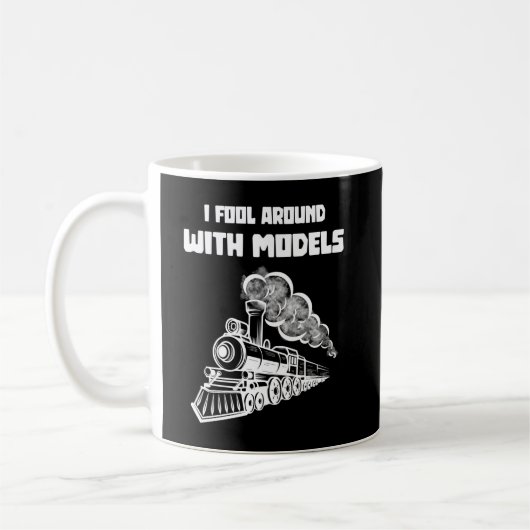 I fool around with models I Funny Train Kaffeetasse (Links)