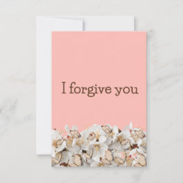 i forgive you flower butterfly einladung