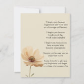 i forgive you flower einladung (Rückseite)