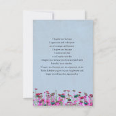 i forgive you flower einladung (Rückseite)