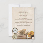 i forgive you flower vintage einladung (Rückseite)