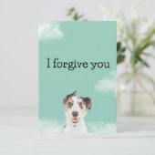 i forgive you sky dog einladung (Stehend Vorderseite)