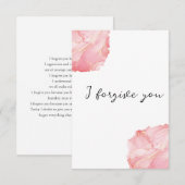 i forgive you sky horse einladung (Vorne/Hinten)