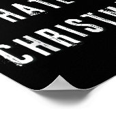 I Foring Hate Christmas Funny Anti-christmas  Poster (Ecke)