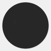 I Foring-hate My Chungus Life  Runder Aufkleber (Vorderseite)