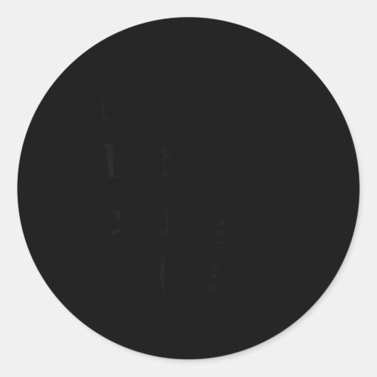 I Foring-hate My Chungus Life Runder Aufkleber (Vorderseite)