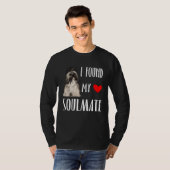 I Found My Soulmate Lhasa Apsos Dog  Best Friend T-Shirt (Vorne ganz)