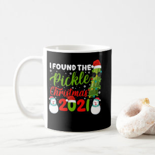 I Found The Pickle Christmas 2021 Santa Pickle Kaffeetasse