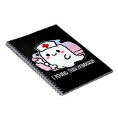 I Found This Humerus Funny Halloween Nurse Ghost B Notizblock (Rechte Seite)