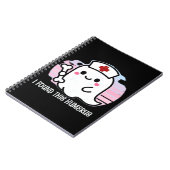 I Found This Humerus Funny Halloween Nurse Ghost B Notizblock (Linke Seite)