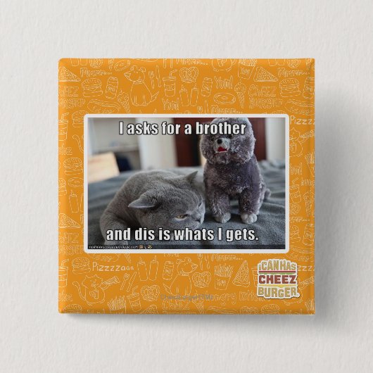 I fragt für einen Bruder Button (Vorderseite)