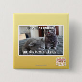 I fragt für einen Bruder Button (Vorderseite)