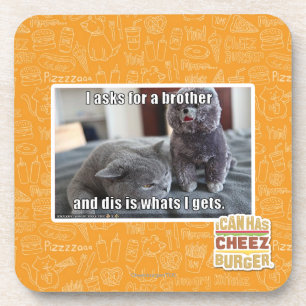 I fragt für einen Bruder Getränkeuntersetzer