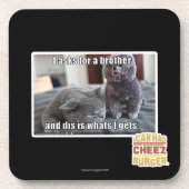 I fragt für einen Bruder Getränkeuntersetzer (Vorderseite)