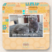 I fragt für einen Bruder Untersetzer (Vorderseite)