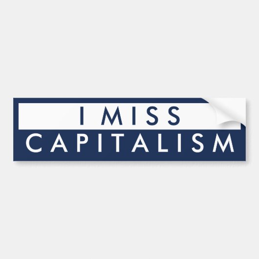 I Fräulein Capitalism Autoaufkleber (Vorne)