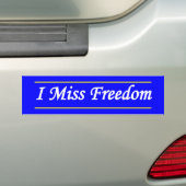 I Fräulein Freedom Autoaufkleber (Auf Auto)