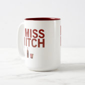 I Fräulein Hitch Mug Zweifarbige Tasse (Vorderseite Links)