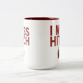 I Fräulein Hitch Mug Zweifarbige Tasse (Mittel)
