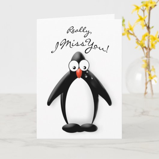 I FRÄULEIN YOU - PENGUIN-SAMMLUNG - LIEBE KARTE (Gelbe Blume)
