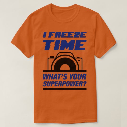I Freeze Time T-Shirt (Design vorne)