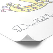 I für Isabella erste doodle Art Name bedeutet Poster (Ecke)