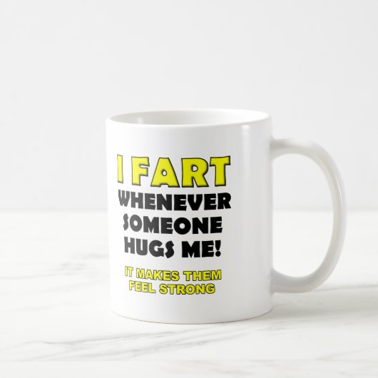 I Furz für Umarmungen lustige Tasse oder (Rechts)