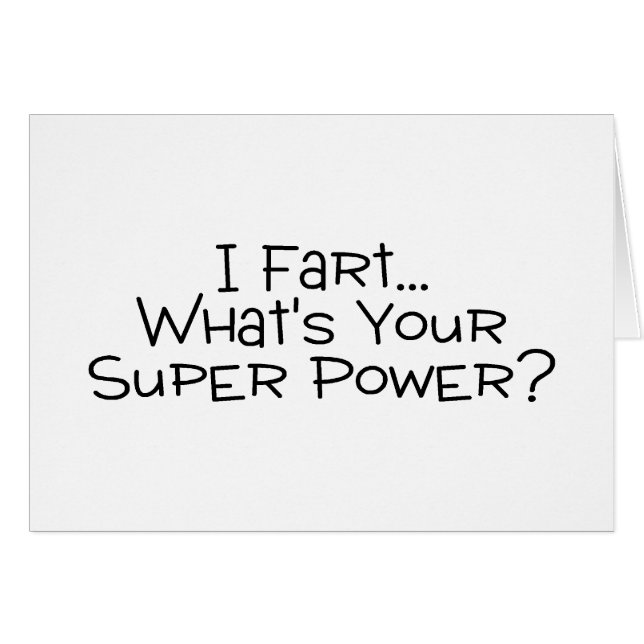 I Furz, was Ihr SuperPower 2 ist (Vorderseite (Horizontal))