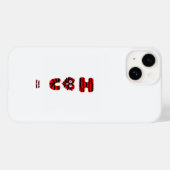 I Fuzzy U Apple iPhone 14 Fall Case-Mate iPhone Hülle (Rückseite (Horizontal))