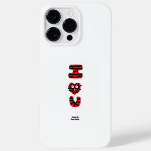 I Fuzzy U Apple iPhone 14 Pro Max Fall Case-Mate iPhone 14 Pro Max Hülle
