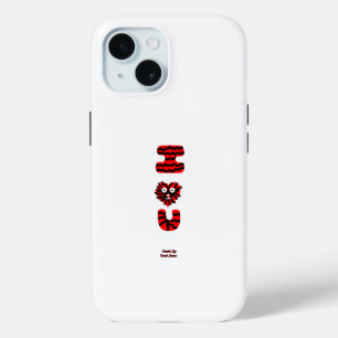 I Fuzzy U Apple iPhone 15 Fall Case-Mate iPhone Hülle