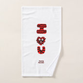 I Fuzzy U Bad Handtuch Set (Handtuch)