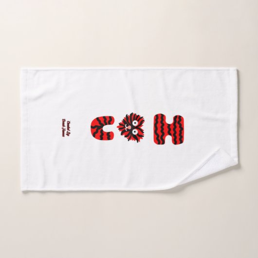 I Fuzzy U Bad Handtuch Set (Handtuch)